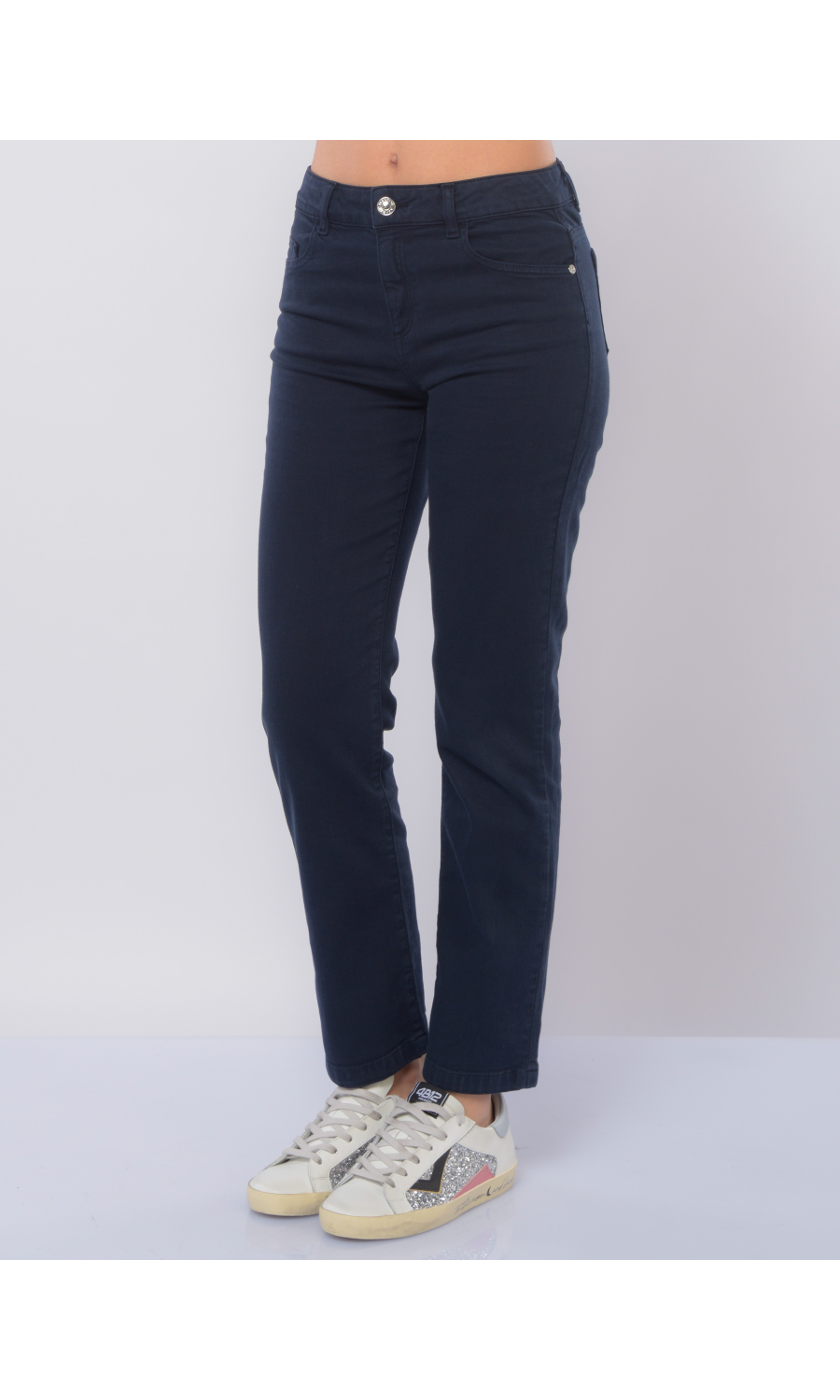 pantalone da donna Nenette dritto in organic cotton