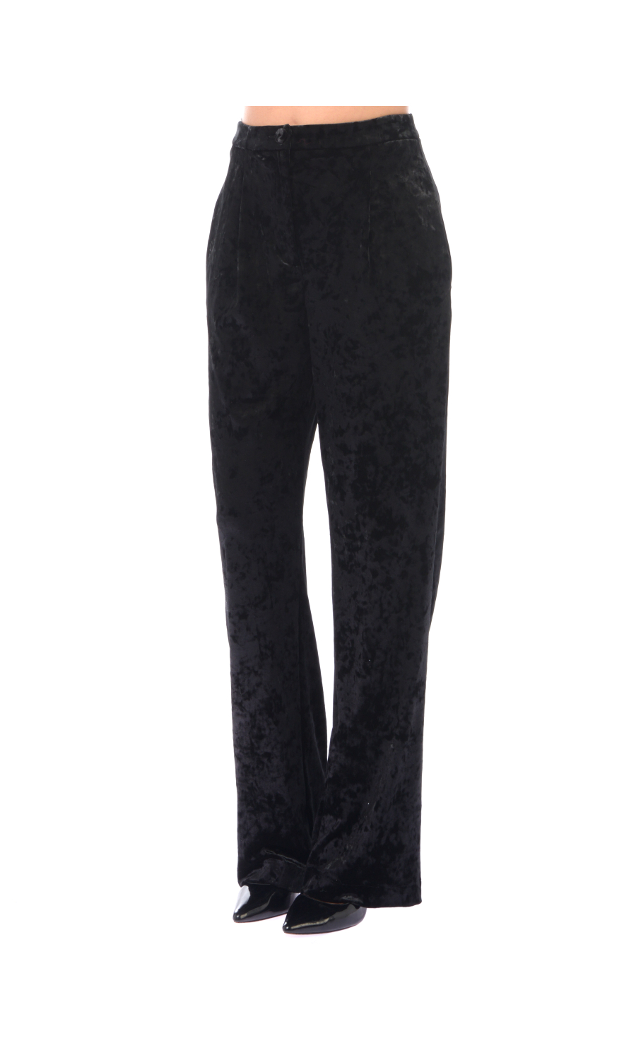 pantalone da donna Patrizia Pepe fluido in velluto