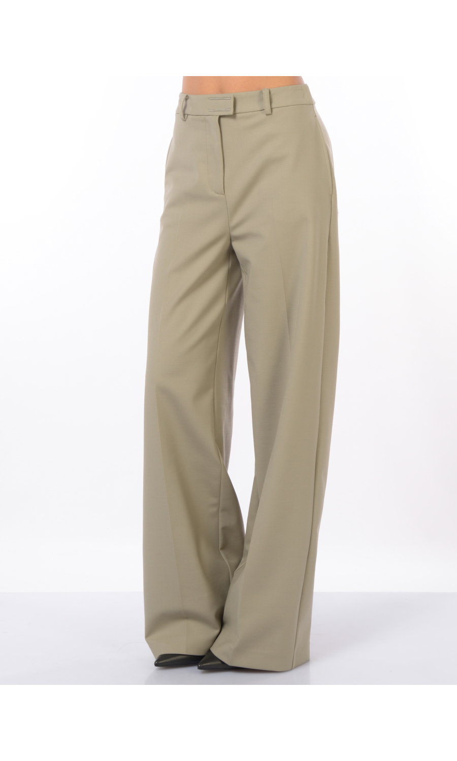 pantalone da donna Patrizia Pepe ampio con applicazioni