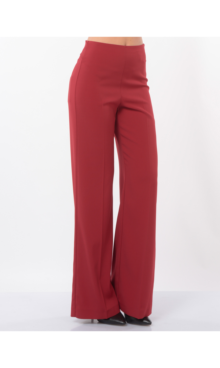 pantalone da donna Patrizia Pepe a palazzo con applicazione