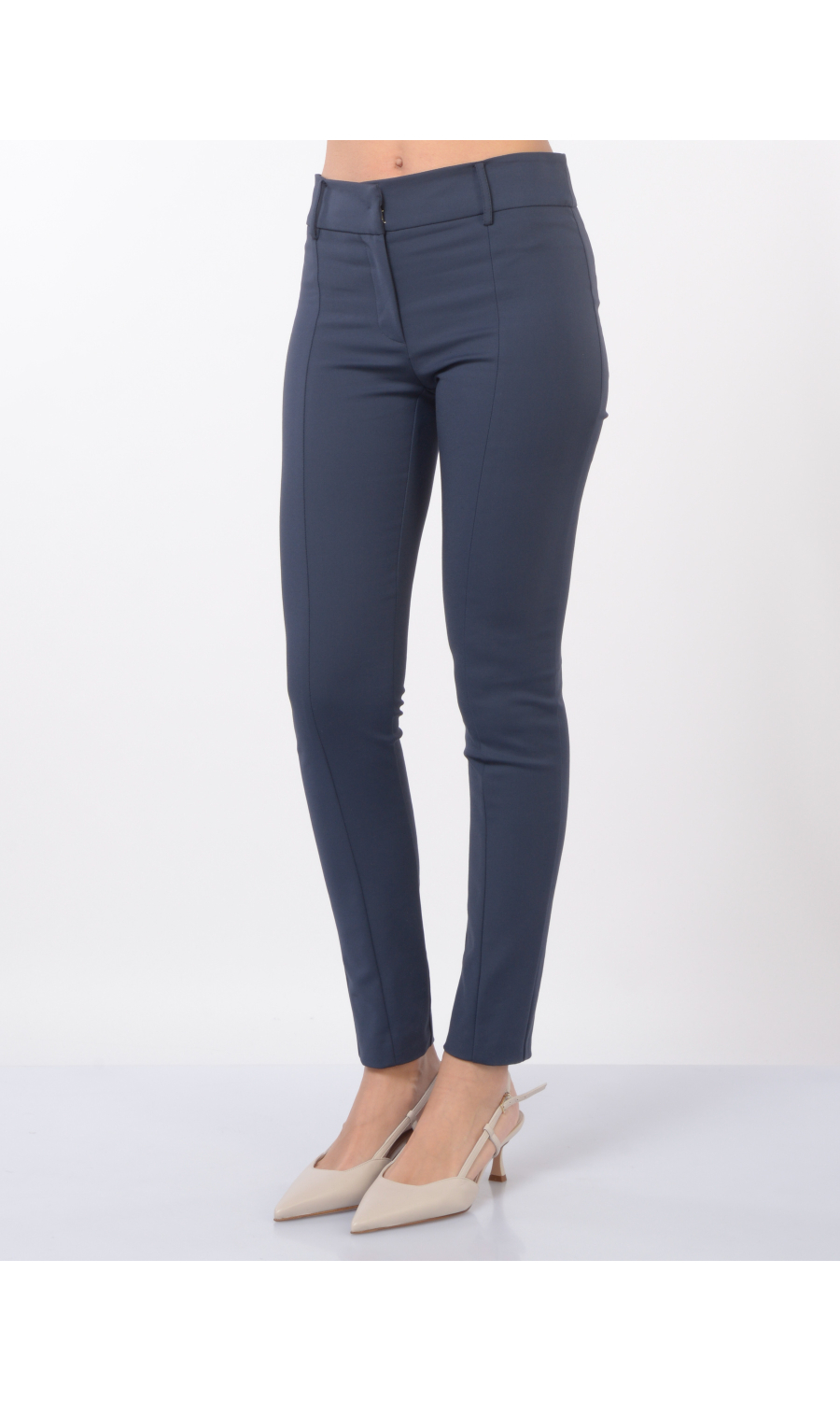 pantalone da donna Patrizia Pepe Slim Fit in tessuto tecnico