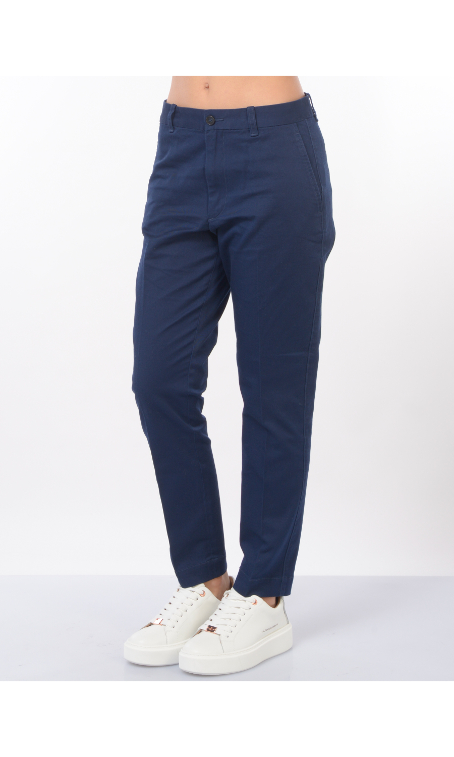 pantalone da donna Ralph Lauren Slim Chino in cotone