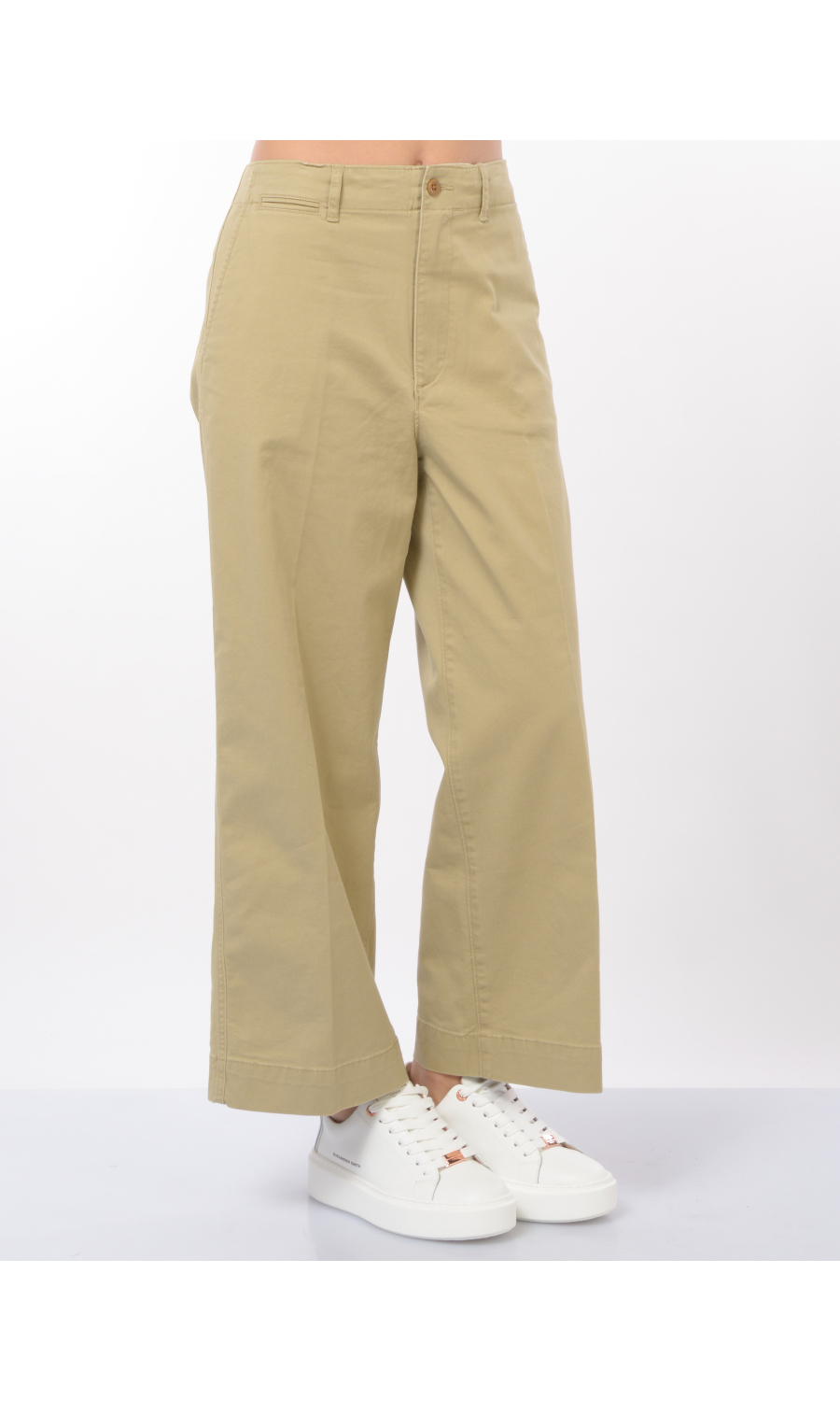 pantalone da donna Ralph Lauren ampio e cropped