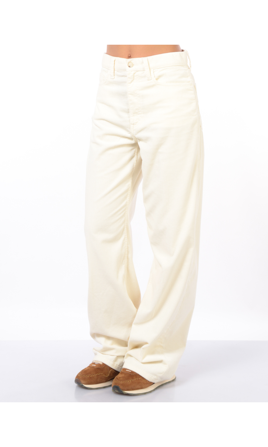 pantalone da donna Ralph Lauren ampio con velluto