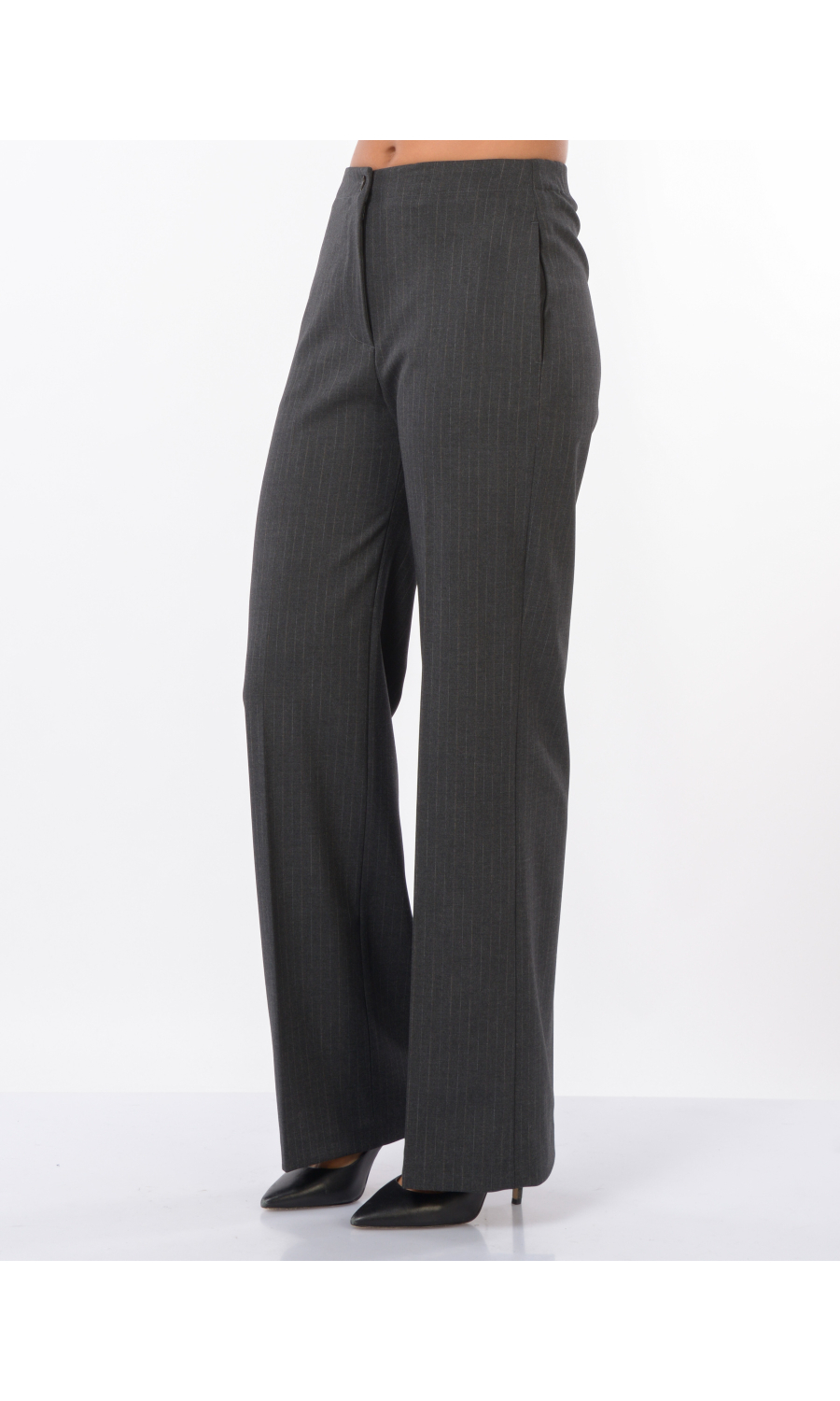 pantalone da donna Seventy gessato ampio