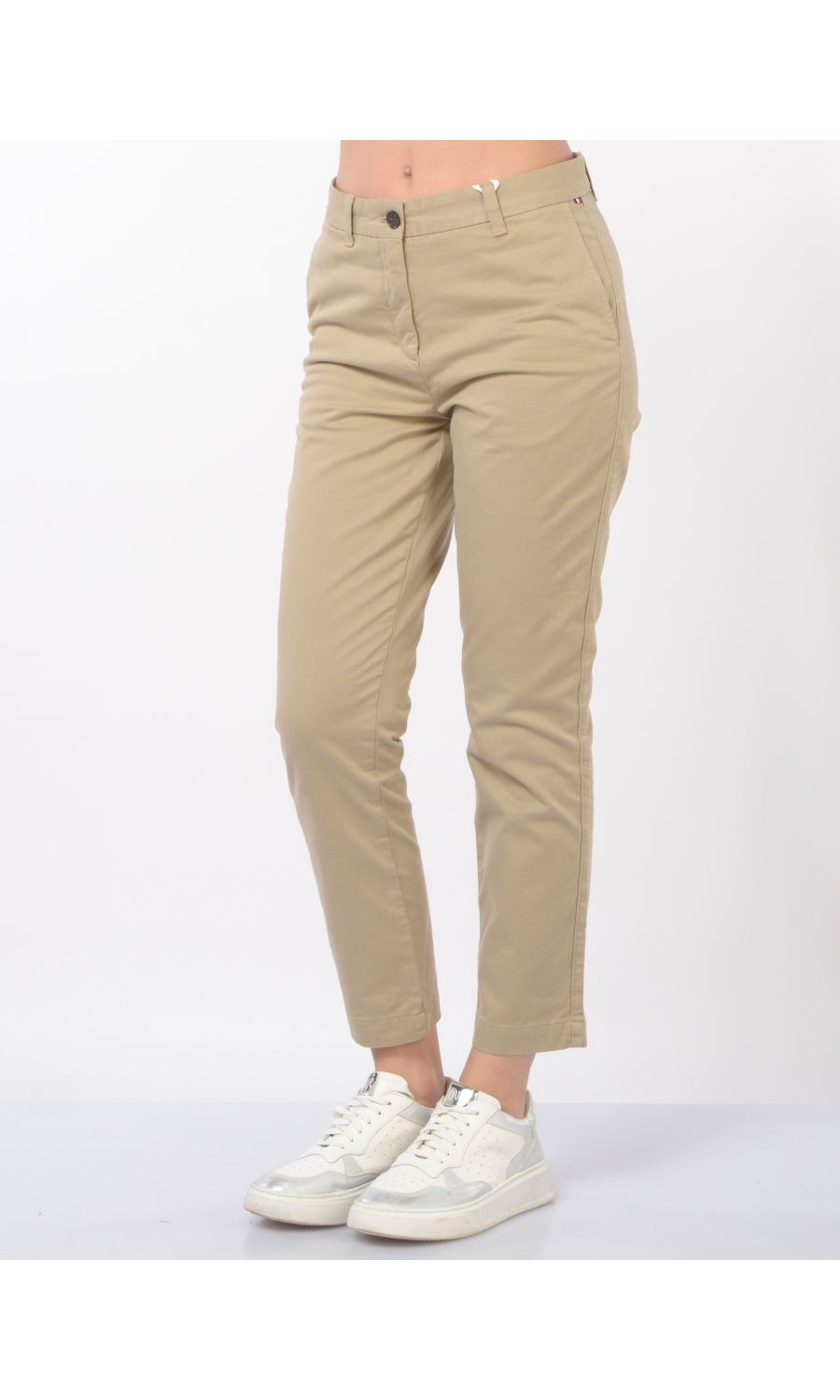 pantalone da donna Tommy Hilfiger chino Slim Fit