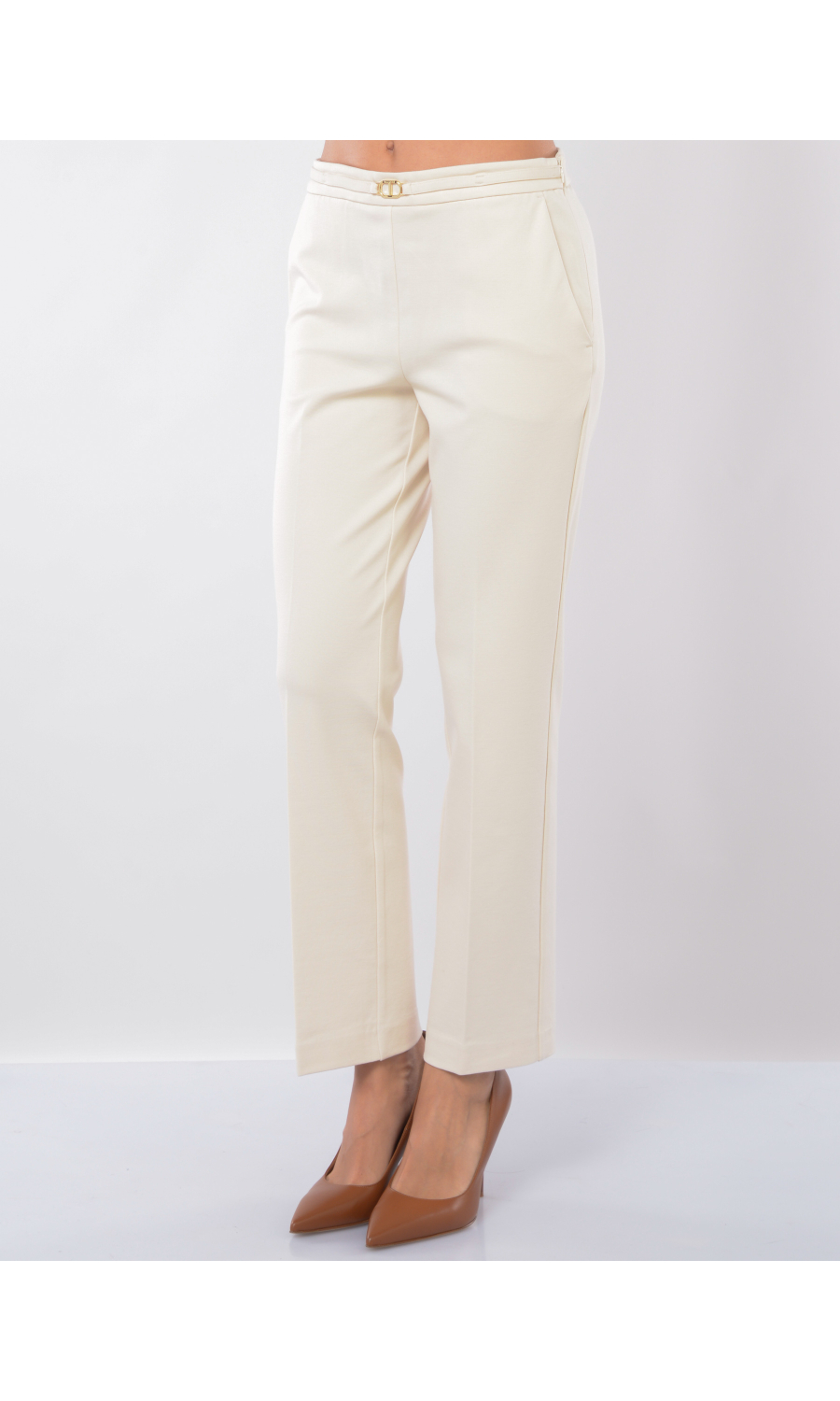 pantalone da donna Twinset chino in punto Milano