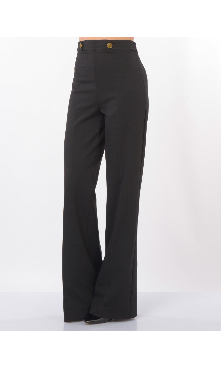 pantalone da donna Twinset Flare con bottoni