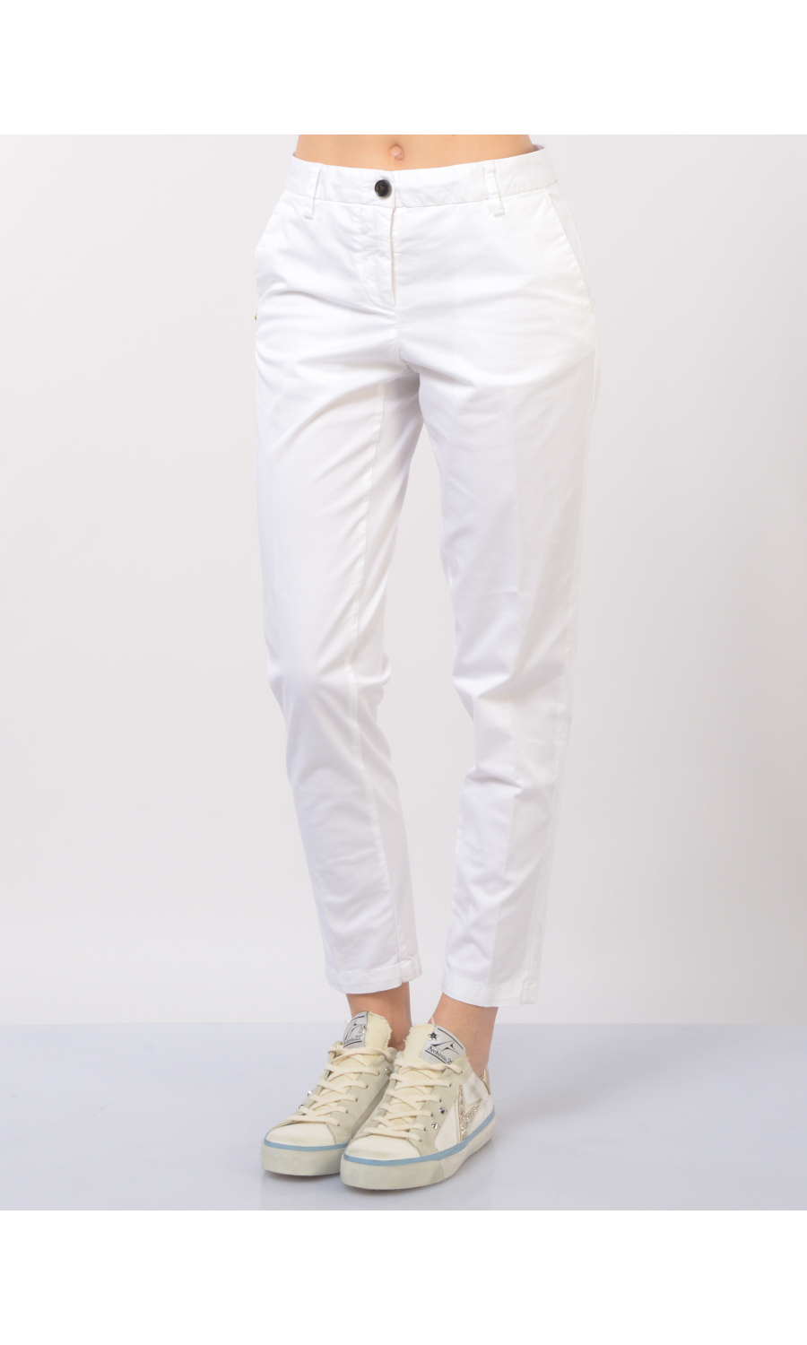 pantalone da donna White Sand chino con elastico