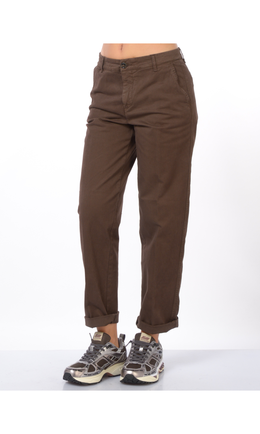 pantalone da donna White Sand chino in cotone
