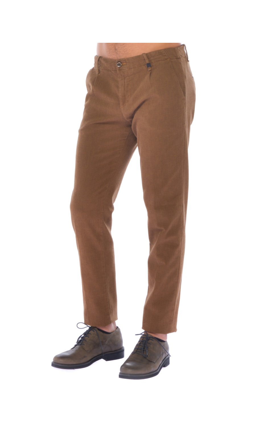 Pantalone uomo Myths in cotone con pinces