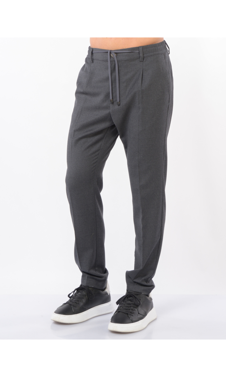 pantalone da uomo con pinces e coulisse