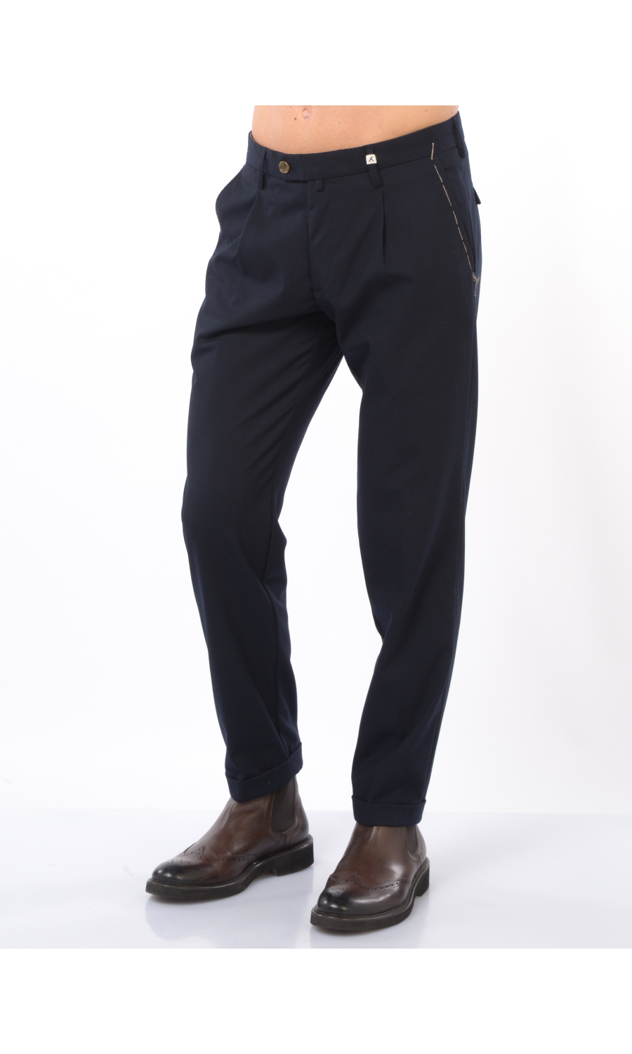 pantalone da uomo Myths chino con balza