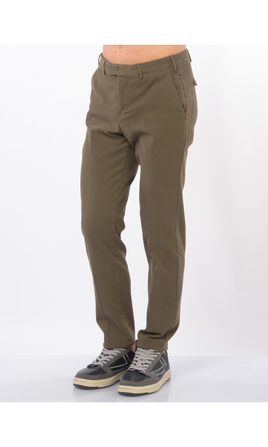 pantalone da uomo Pt Torino chino micro lavorato