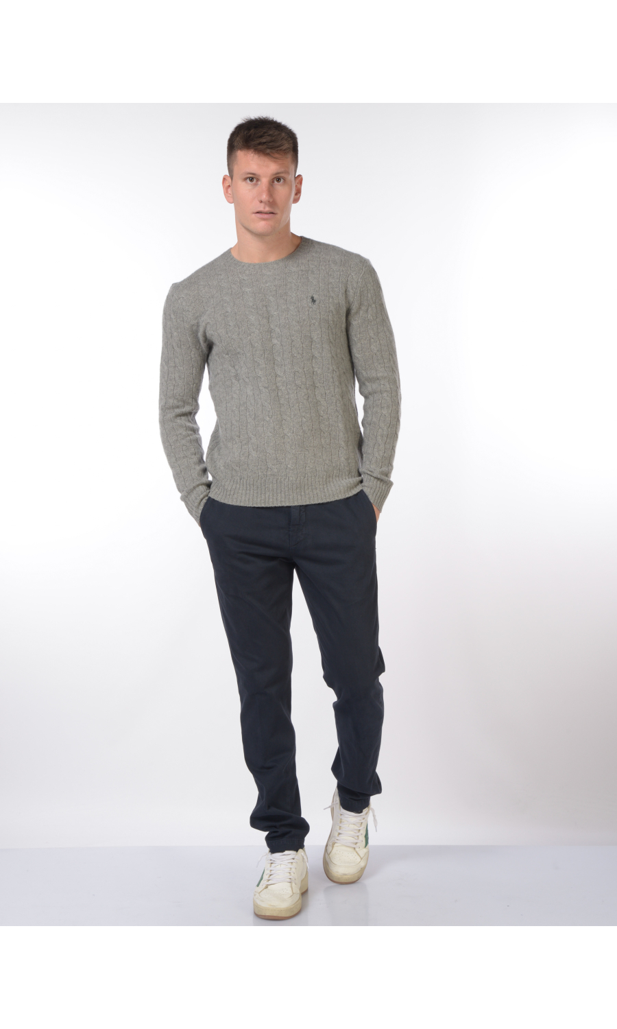 pantalone da uomo Siviglia chino cotone e lana