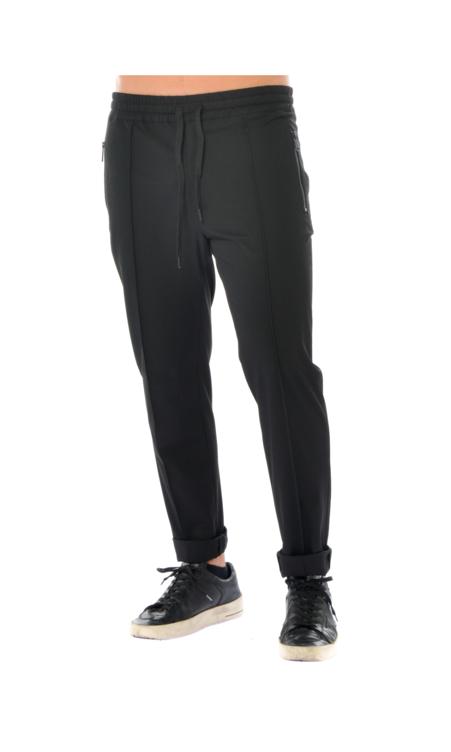 pantalone da uomo Versace  in tessuto tecnico con coulisse