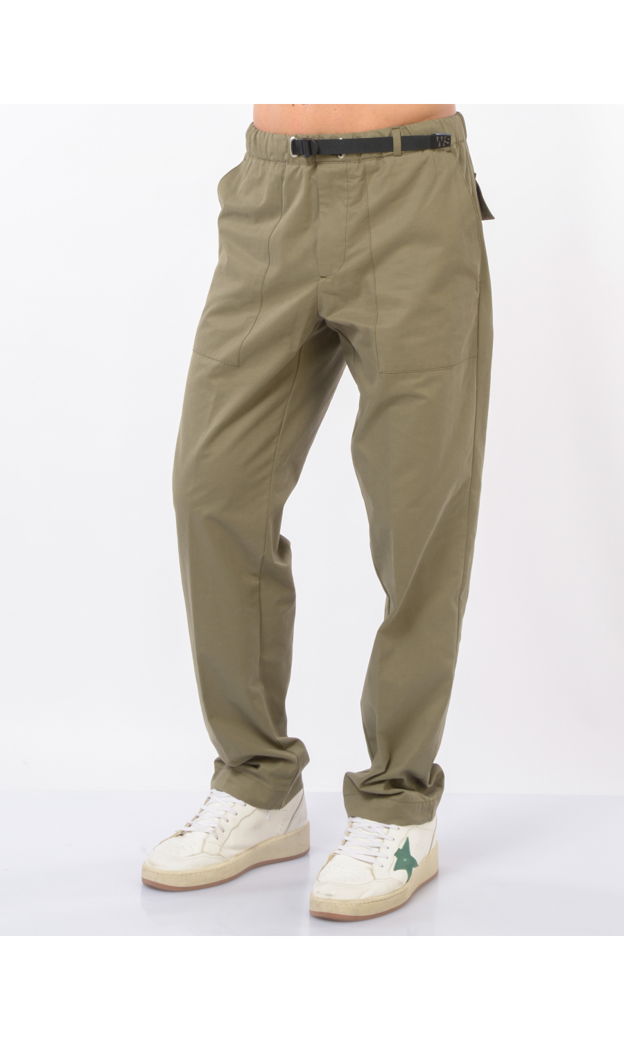 pantalone da uomo White Sand chino tasce a toppa