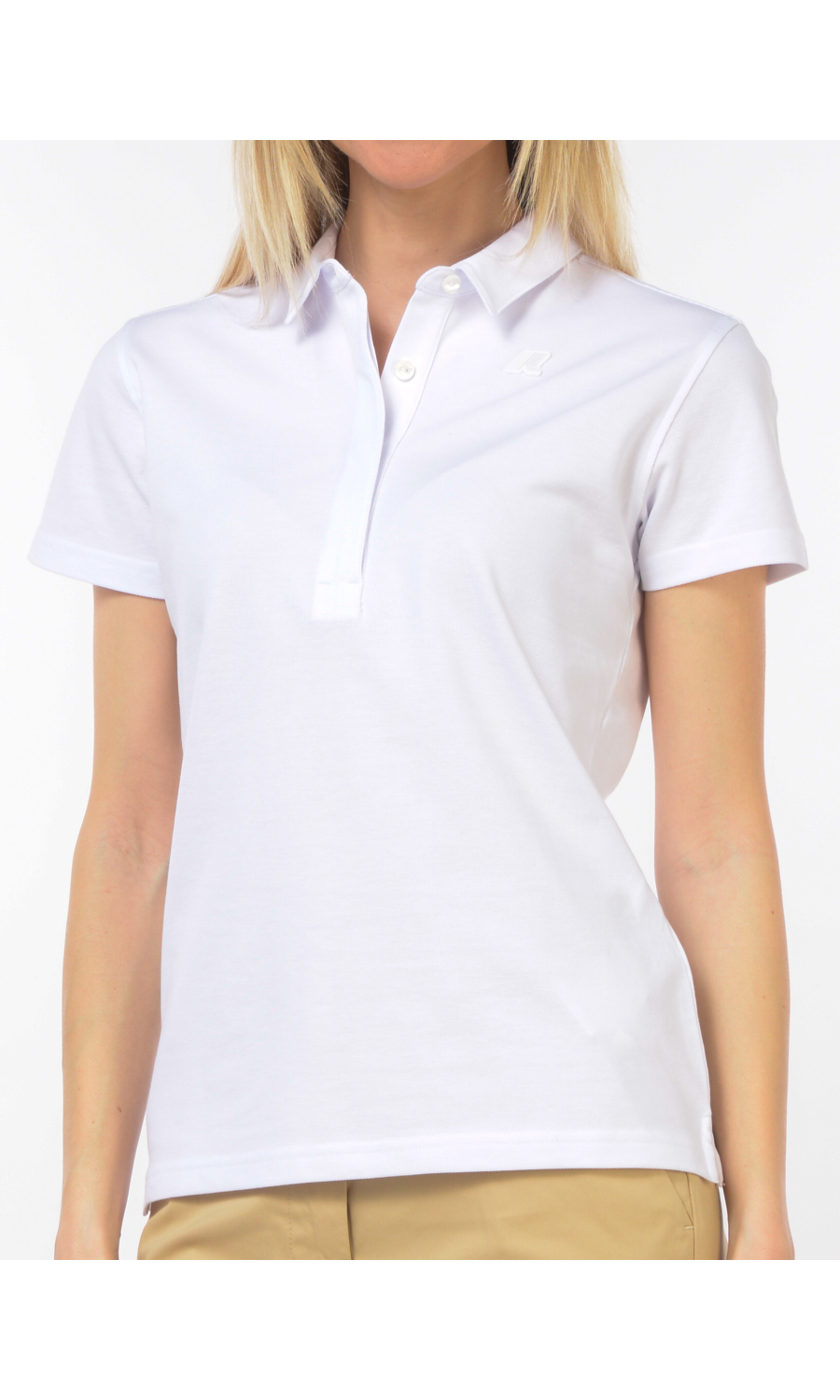 polo da donna K Way in piquet con logo