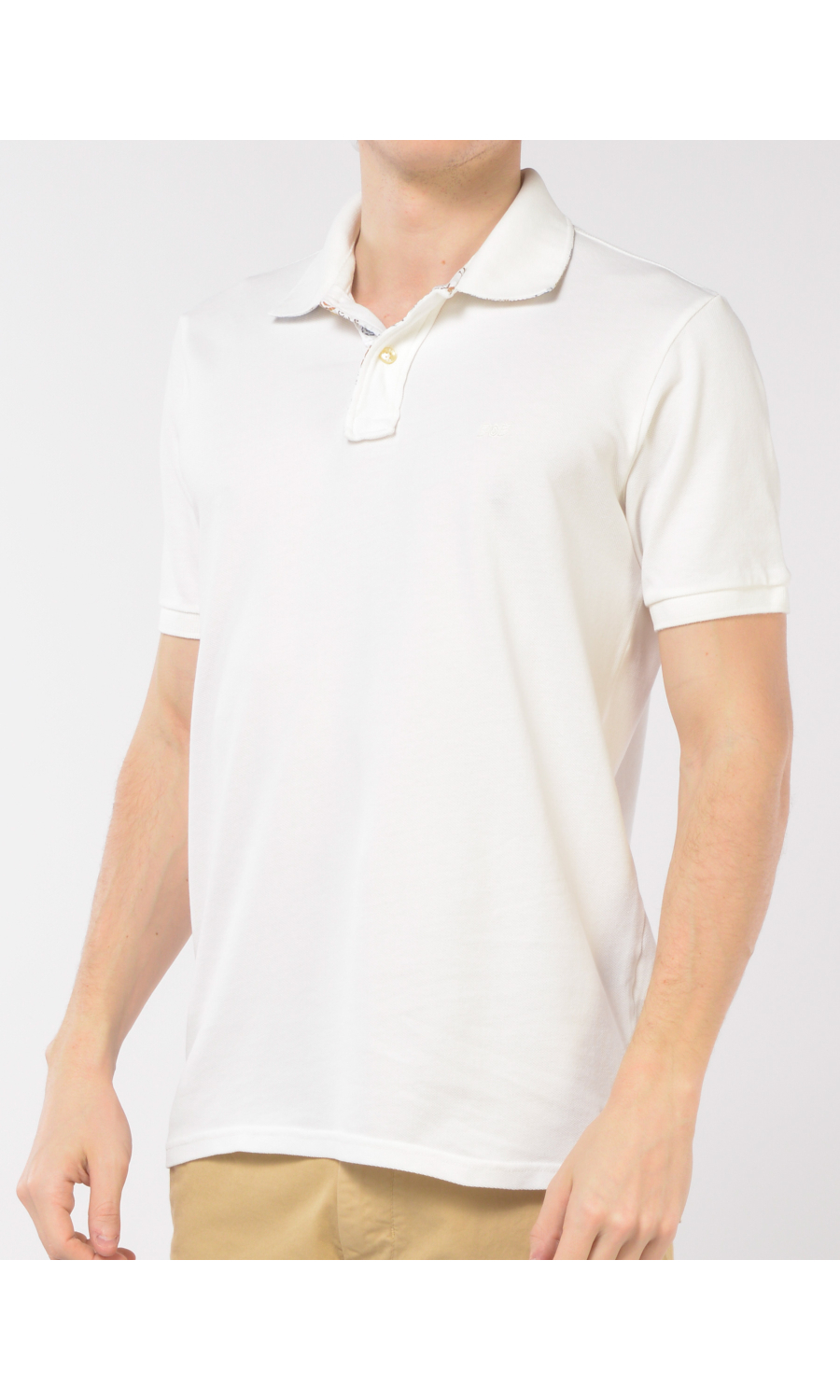 polo da uomo Bob con applicazione e logo