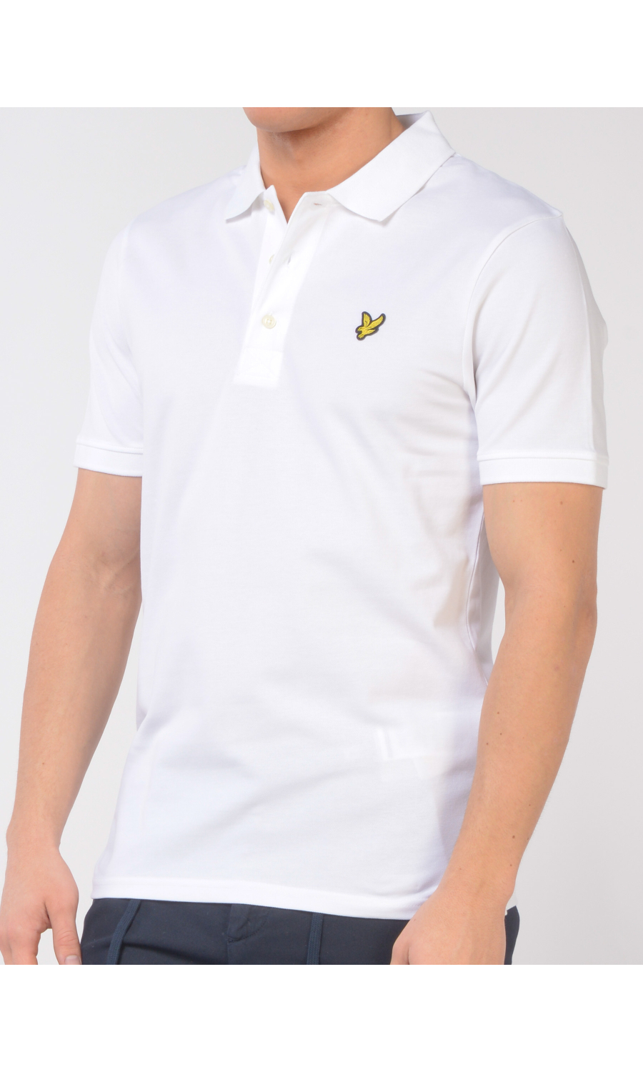 polo da uomo Lyle&Scott in piquet con logo