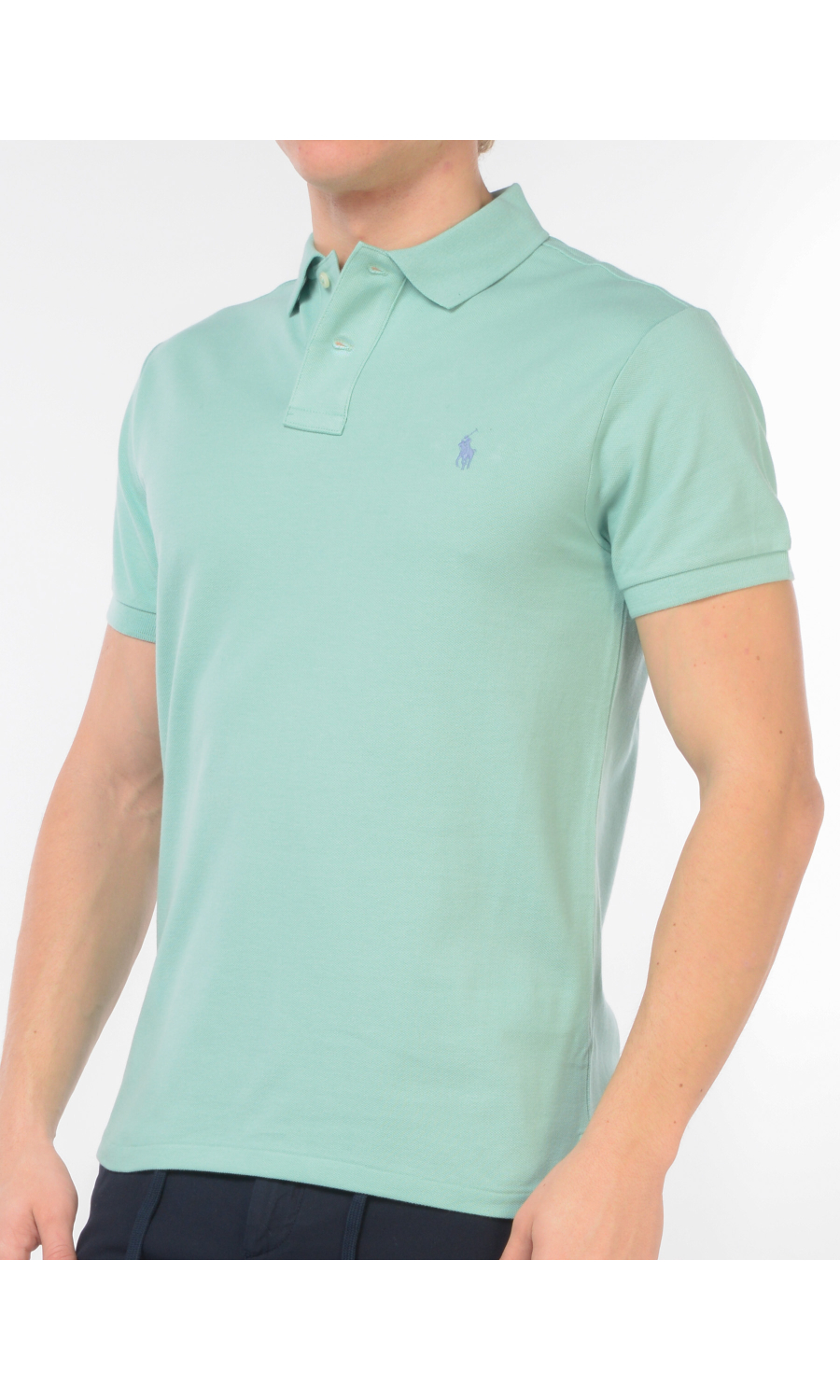 polo da uomo Ralph Lauren in piquet con logo