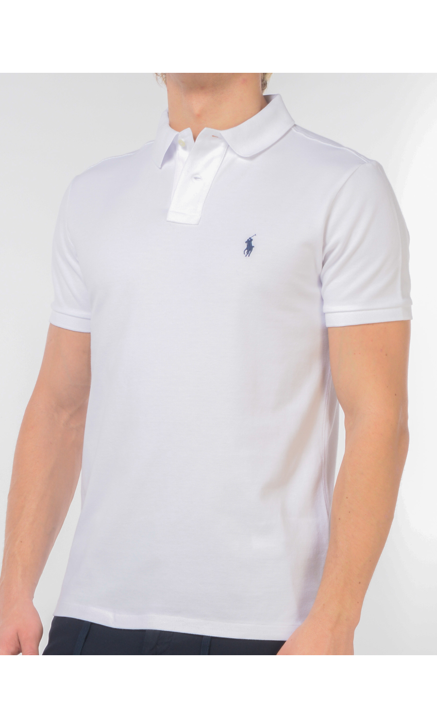 polo da uomo Ralph Lauren in piquet con logo