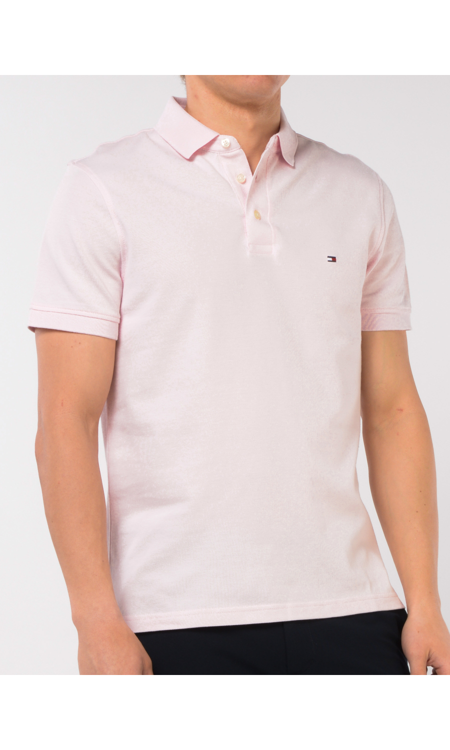 polo da uomo Tommy Hilfiger in piquet con logo