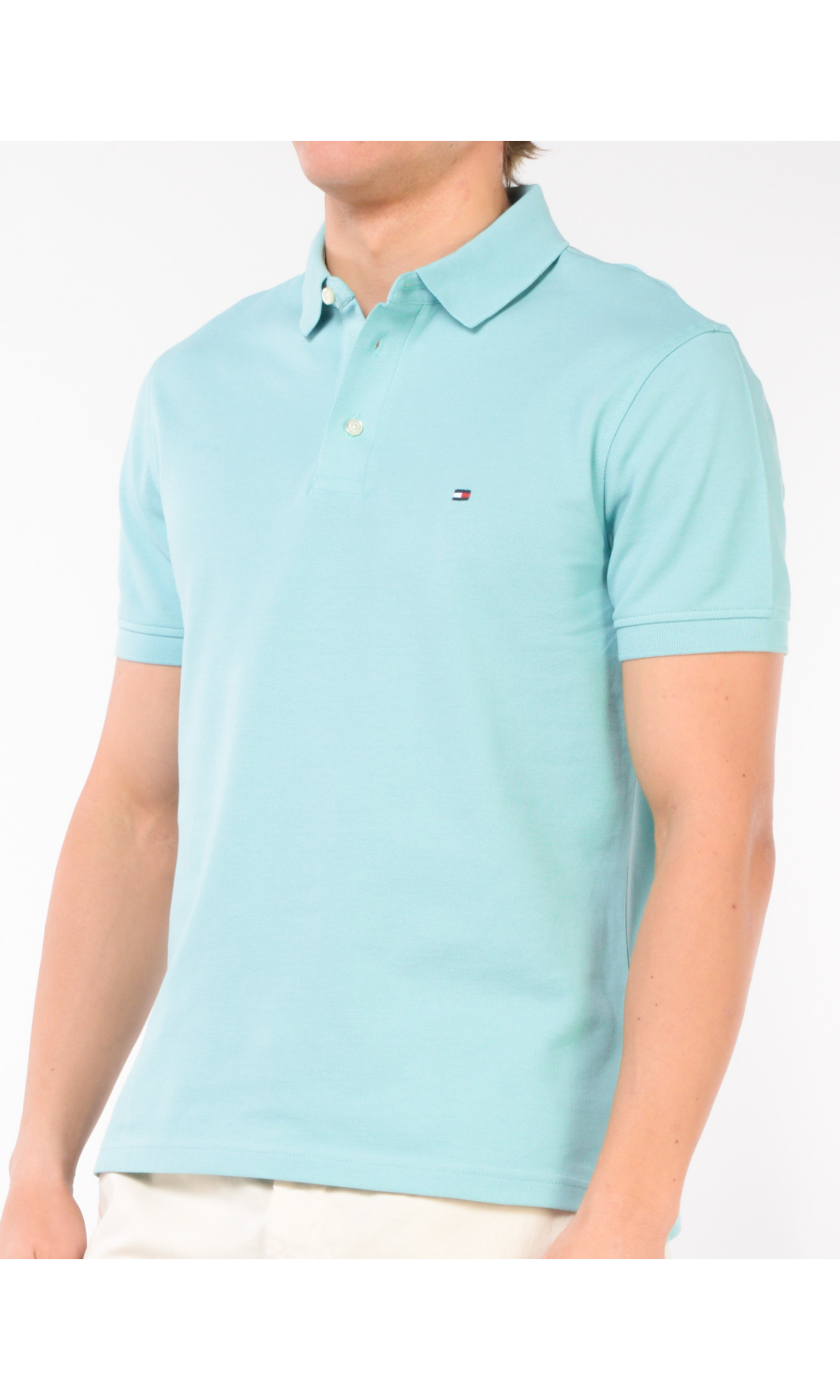 polo da uomo Tommy Hilfiger in piquet con logo