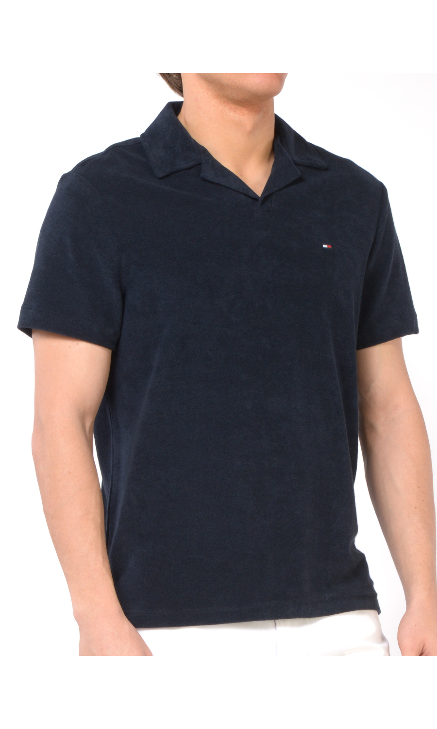 polo da uomo Tommy Hilfiger collo derby con logo