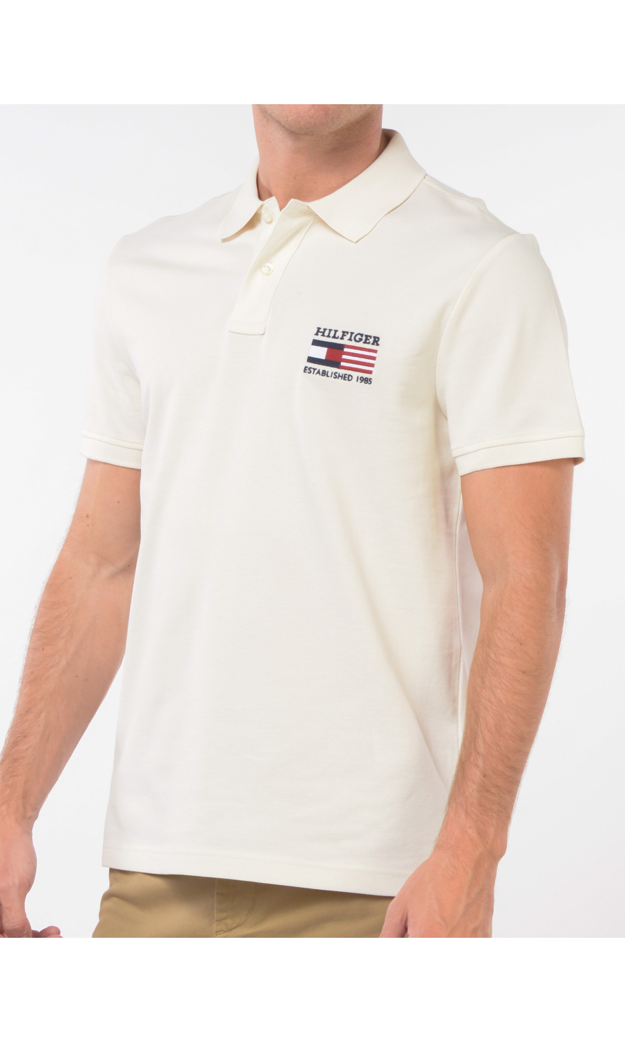 polo da uomo Tommy Hilfiger manica corta con logo