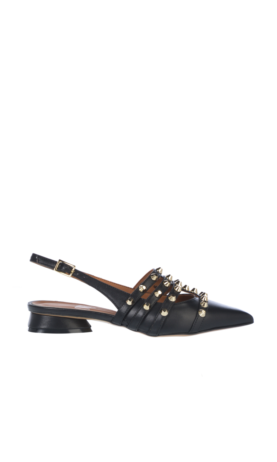 sandalo da donna Ovye a punta con borchie