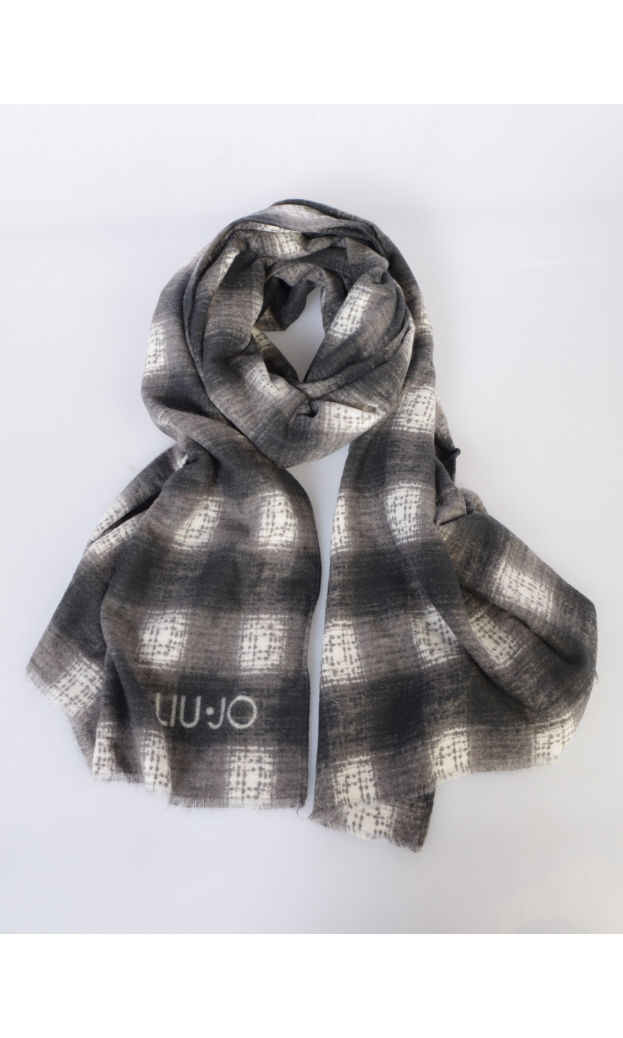 sciarpa da donna Liu Jo a quadri con spilla