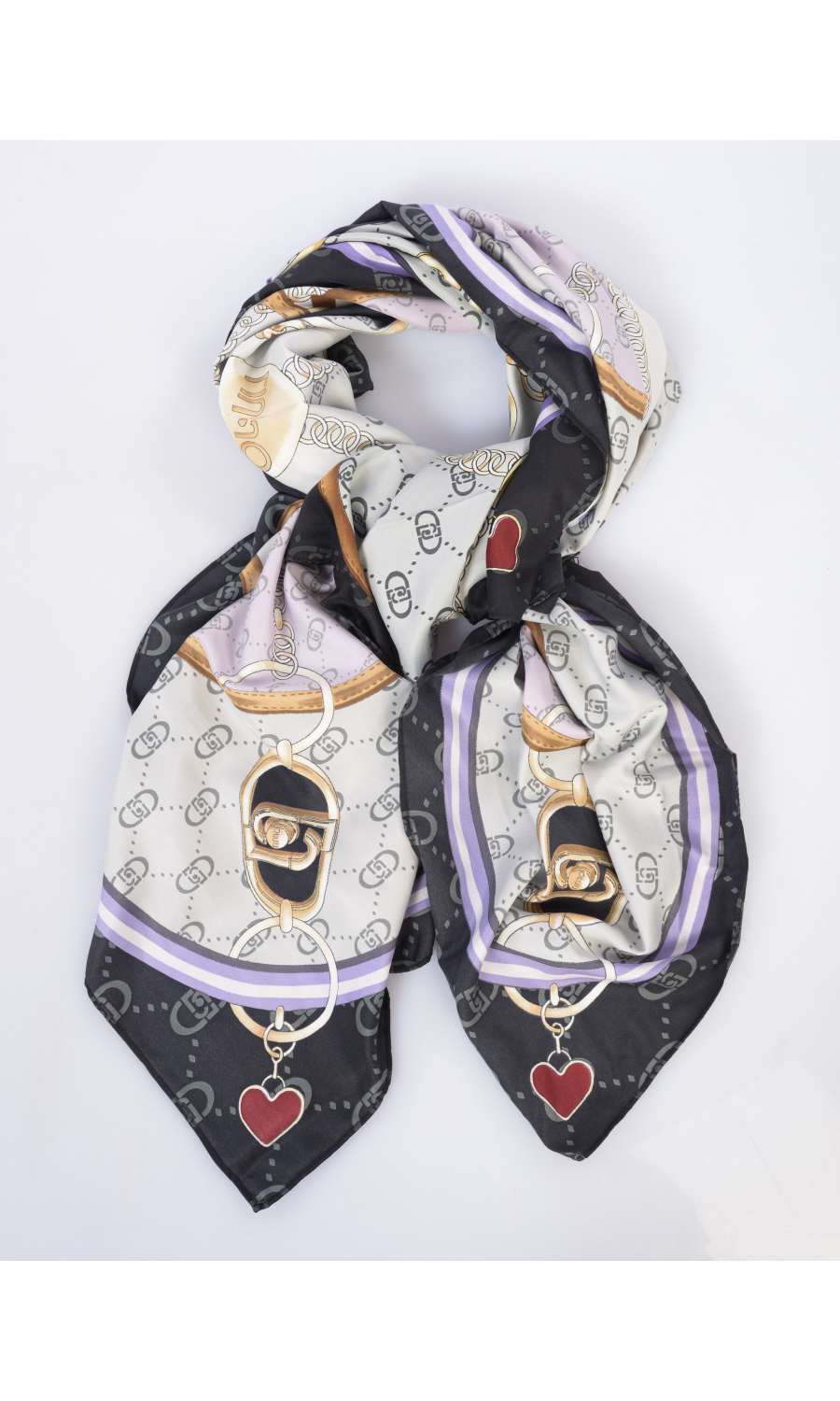 stola da donna Liu Jo a fantasia con monogram all over