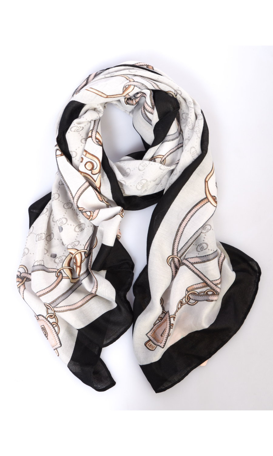 stola da donna Liu Jo a fantasia  con loghi e pois