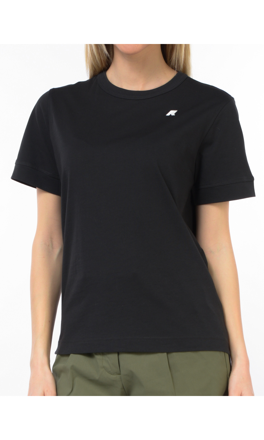 t Shirt da donna K Way girocollo con logo