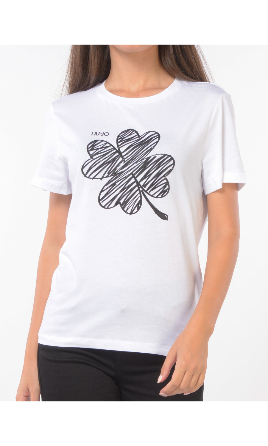 t Shirt da donna Liu Jo con stampa e strass