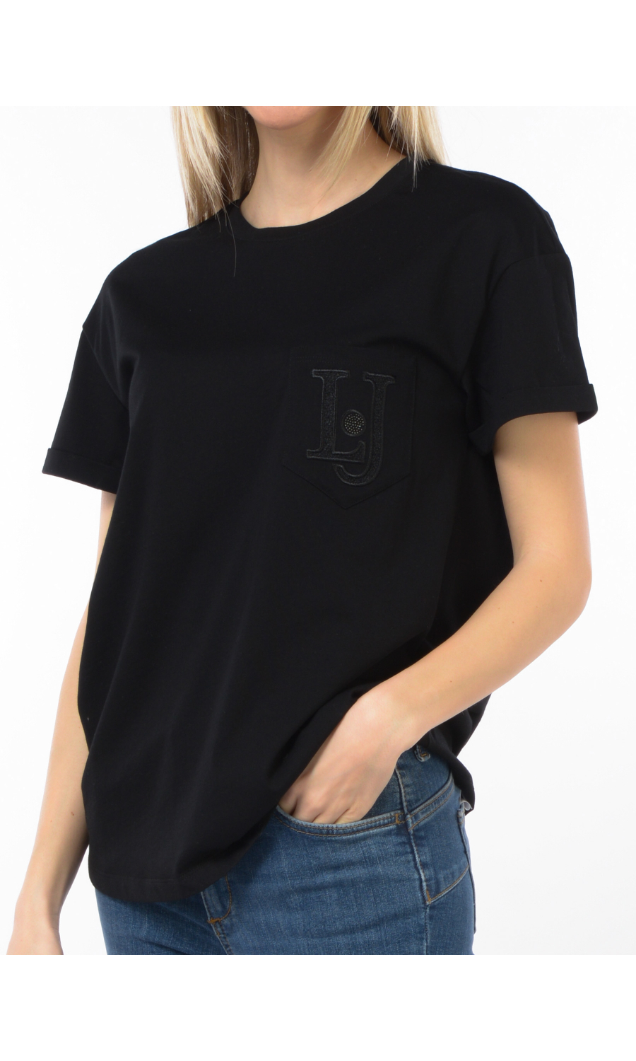 t Shirt da donna Liu Jo con taschino e logo