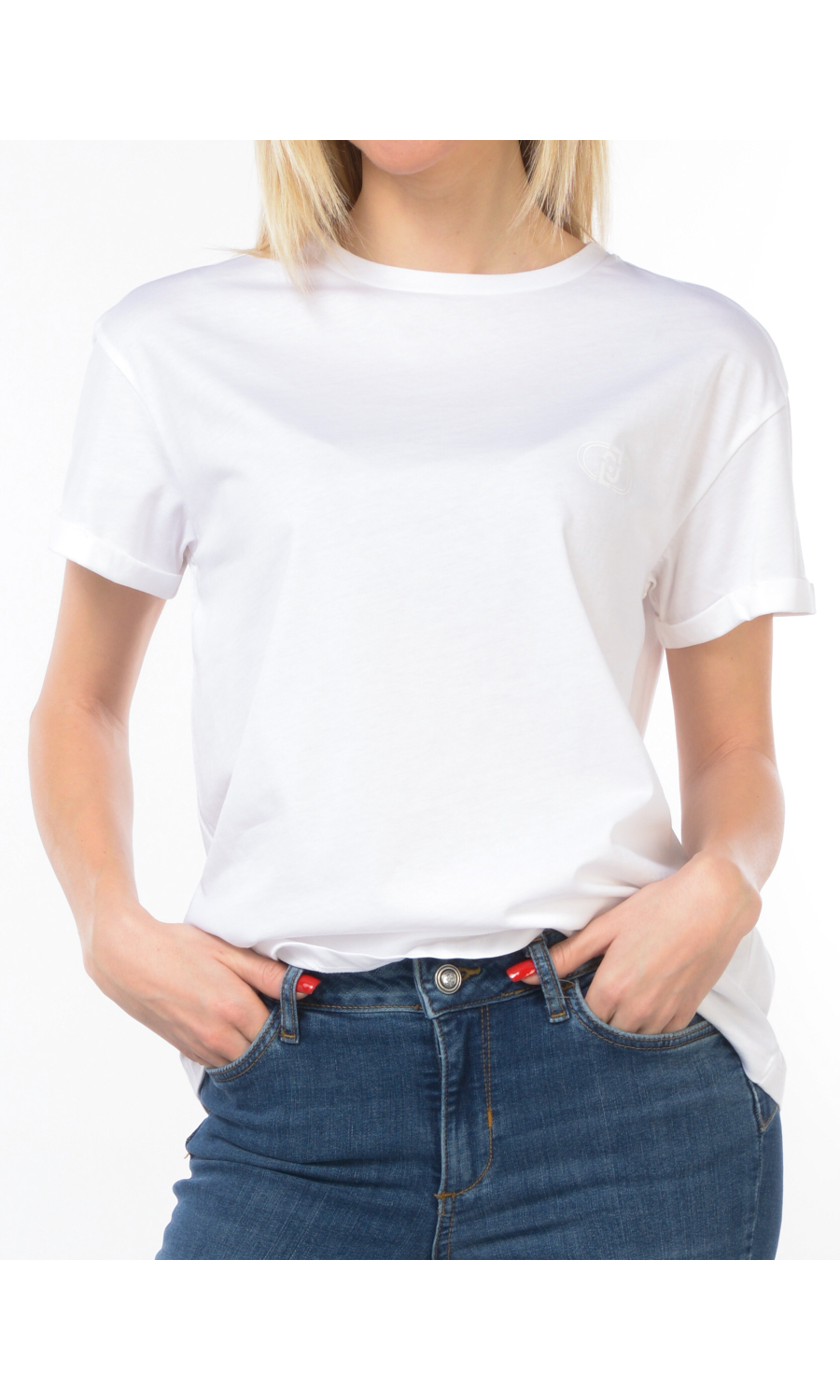 t Shirt da donna Liu Jo a manica corta con logo