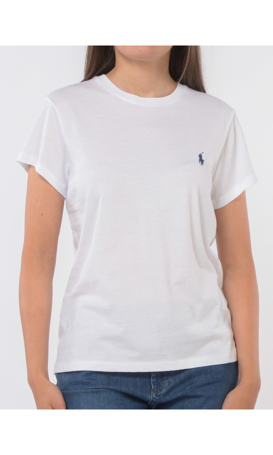 t Shirt da donna Ralph Lauren a girocollo con logo