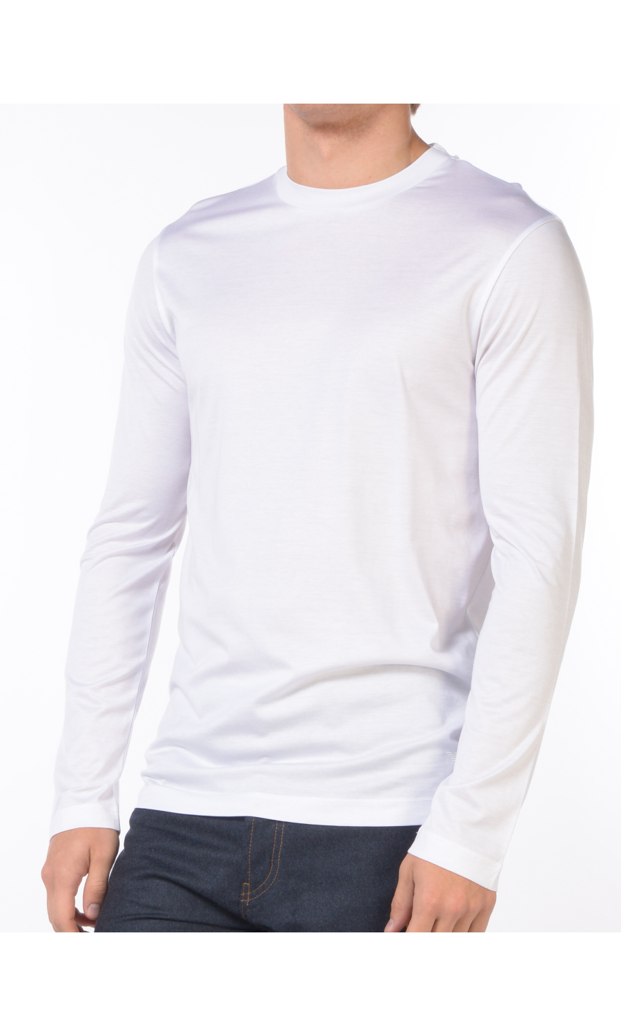 t Shirt da uomo Emporio Armani manica lunga girocollo