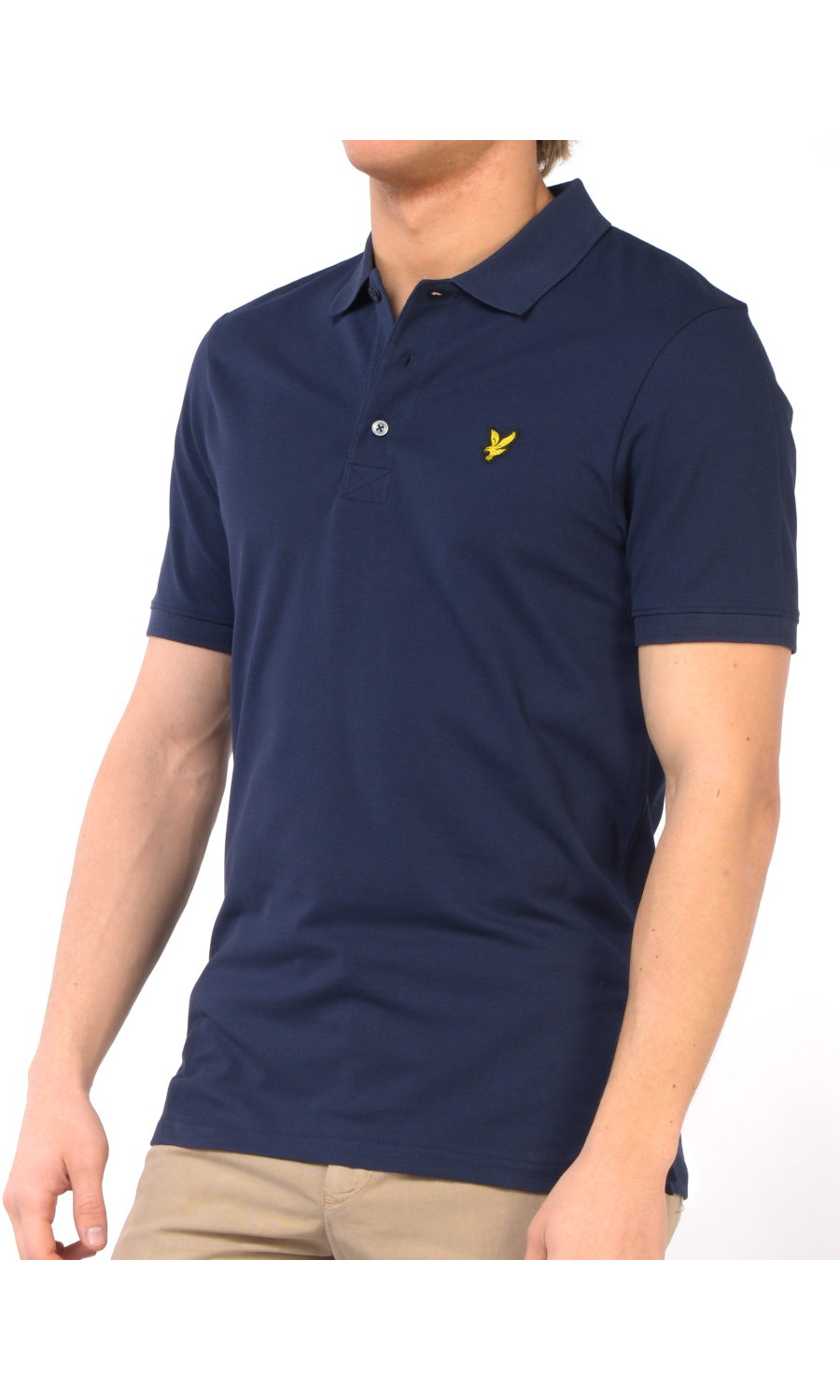 polo da uomo Lyle&Scott in piquet con logo