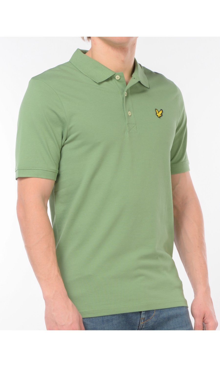 polo da uomo Lyle&Scott in piquet con logo