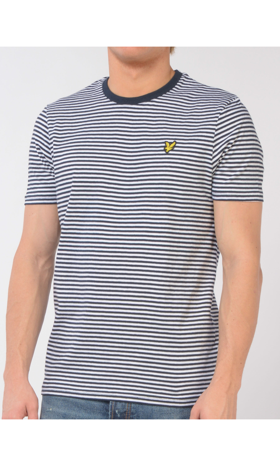 t Shirt da uomo Lyle&Scott in cotone e lino a righe