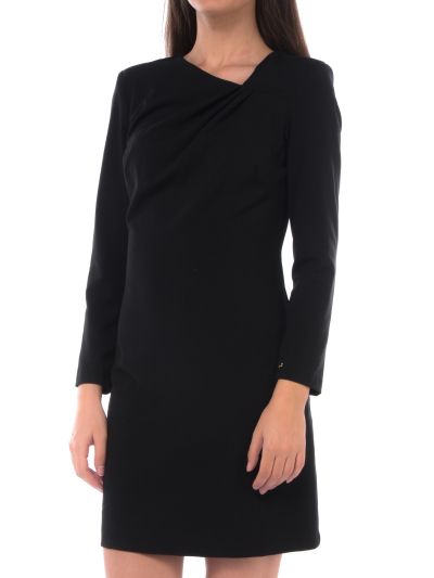 abito corto da donna Kaos in tessuto tecnico con drappeggio