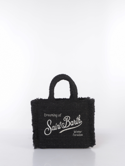 borsa a mano da donna Mc2 Saint Barth Mini effetto tweed con lurex