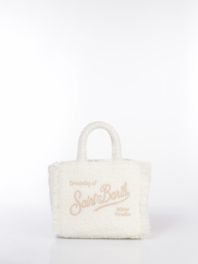 borsa a mano da donna Mc2 Saint Barth Mini effetto tweed con lurex
